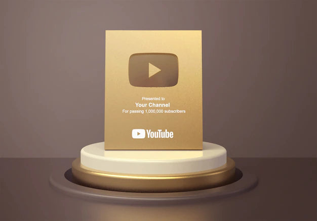 Gold Play Button Subscriptions