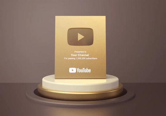 Gold Play Button Subscriptions